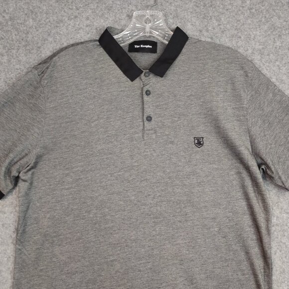 Kooples Shirt Mens Size S Womens M Polo Gray Academia Preppy Lightweight NEW - Picture 2 of 11